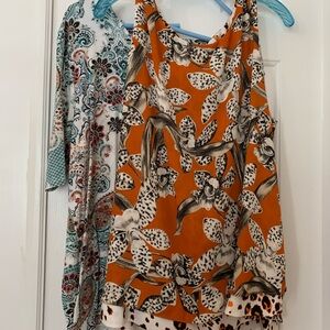 Two Chico’s ladies tops size XL